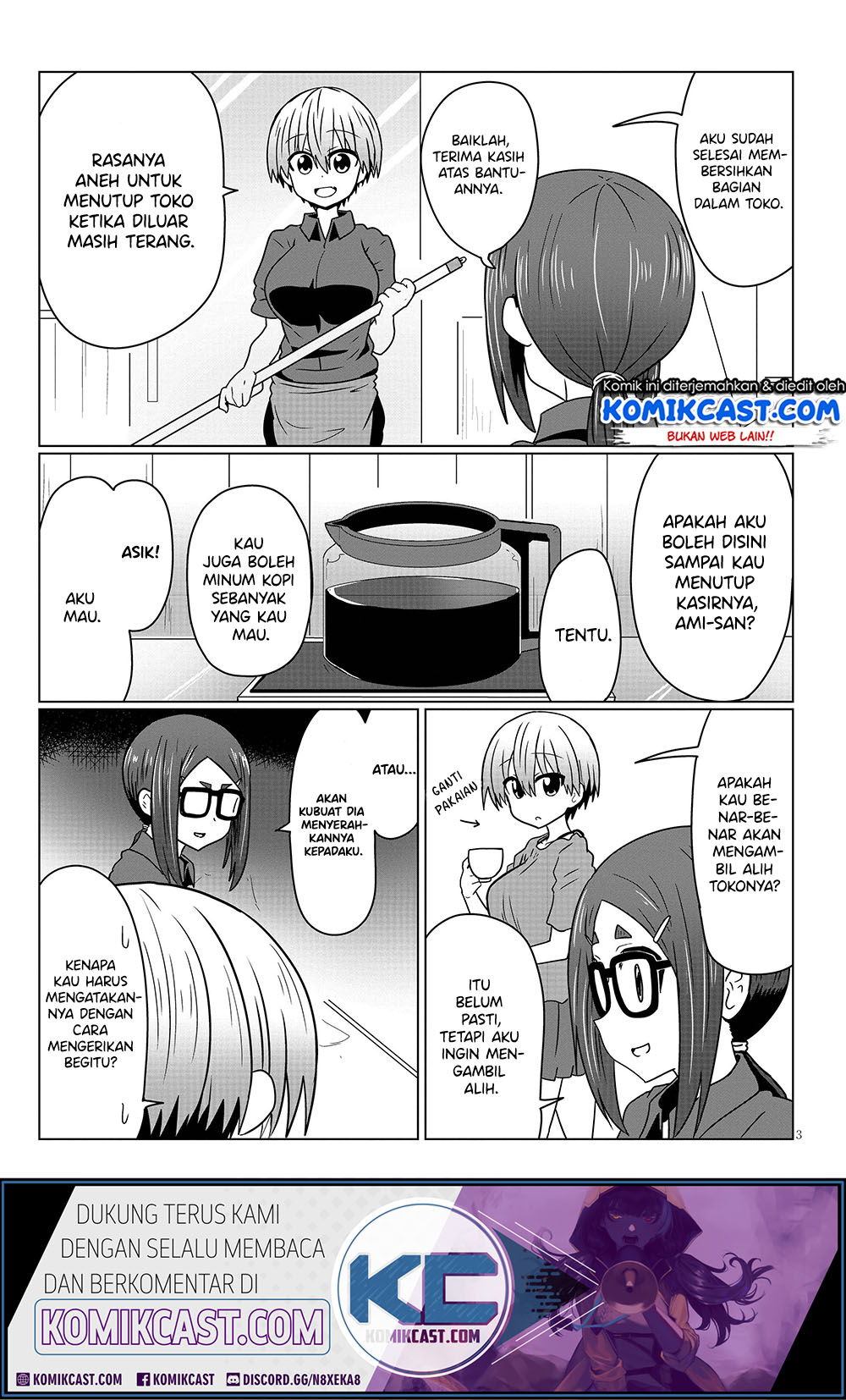 Uzaki-chan wa Asobitai! Chapter 30 Bahasa Indonesia